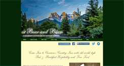 Desktop Screenshot of bearandbisoninn.com